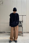 Daniel Andresen Hat Collection I Zhou Yun Belgian Knitted Handmade Hat DA-CYR7-HEI Pure Cashmere Black 7 PDA100